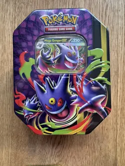 Pokemon TCG: Mega Moonlit Tin Mega Gengar Ex Promo | Factory Sealed - Image 1