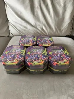 Pokemon TCG: Mega Mega Moonlit Tin Mega Gengar Ex Promo | Factory Sealed - Image 2