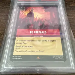 PSA 10 Be Prepared 128/204 The First Chapter 2023 Disney Lorcana Non-Foil - Image 2
