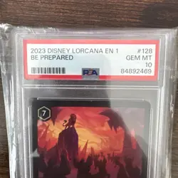 PSA 10 Be Prepared 128/204 The First Chapter 2023 Disney Lorcana Non-Foil - Image 3