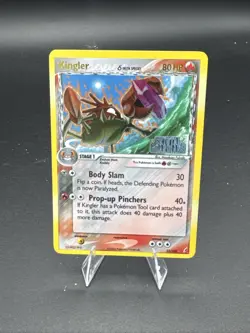 Pokemon TCG Kingler (Delta Species) 22/100 Crystal Guardians Reverse Holo NM - Image 1