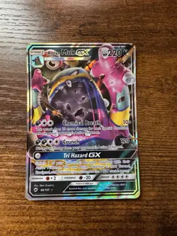 Alolan Muk GX - 84/147 - Pokemon Burning Shadows Sun & Moon Ultra Rare Card NM - Image 1