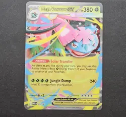 Mega Venusaur ex 013 Jumbo Card Mega Evolution Lenticular Promo Card NM - Image 1