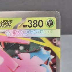 Mega Venusaur ex 013 Jumbo Card Mega Evolution Lenticular Promo Card NM - Image 5