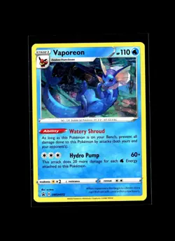 2026 Pokemon Vaporeon SWSH072 SWSH Sword & Shield Promo Cards - Image 1