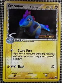 Croconaw EX Dragon Frontiers 27/101 Pokemon Card - Image 1