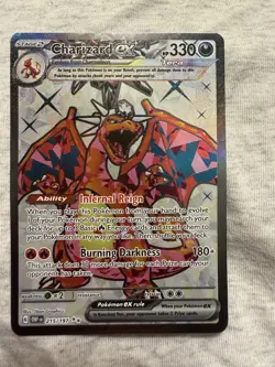 🔥 Charizard ex 215/197 Obsidian Flames Ultra Rare NM Holo Pokemon Card 🔥 - Image 2