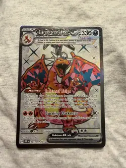 🔥 Charizard ex 215/197 Obsidian Flames Ultra Rare NM Holo Pokemon Card 🔥 - Image 3