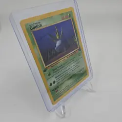 Pokemon TCG Oddish Card 58/64 1st Edition Jungle Regular Common NM - Image 3