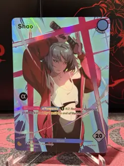 Azuki Trading Card Game Shao L* Alt Art Alpha Card STT02-001 - Image 1