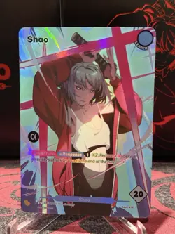 Azuki Trading Card Game Shao L* Alt Art Alpha Card STT02-001 - Image 2