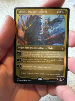 1x FOIL ETCHED SIVITRI, DRAGON MASTER - Commander - MTG - Magic the Gathering - Image 1