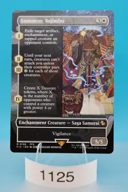 MTG Summon: Yojimbo (Borderless) Commander: Final Fantasy Regular #196 - Image 1