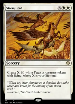 1x Storm Herd MTG - Starter Commander Decks - NM-Mint - Image 1