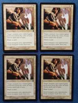 MTG 4x Shelter x4 LP Odyssey Magic the Gathering Playset White Instant - Image 2