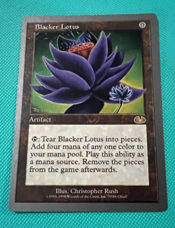 Blacker Lotus - Unglued - MTG - Magic the Gathering - Image 2