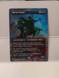 Doctor Doom Borderless ✨FOIL ✨(RDY TO SHIP) NM MtG - Image 1