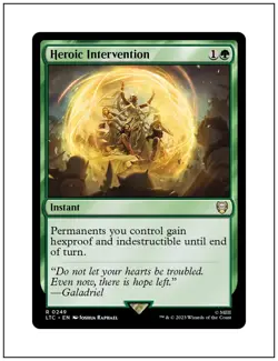 Heroic Intervention, Lord of the Rings Commander, Magic MTG NM - Image 1