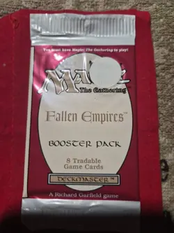 Lt Of 9 Vintge 1994 Magic The Gathering Fallen Empires Booster Pks. Free Ship. - Image 1