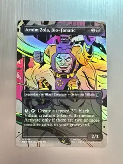 Arnim Zola, Bio-Fanatic - 319 - MTG: Marvel Super Heroes - Borderless - FOIL - Image 1
