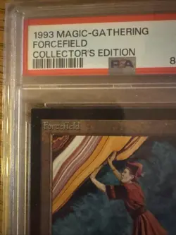 1993 MTG Magic: the Gathering CE MtG Forcefield PSA 10 - Image 3