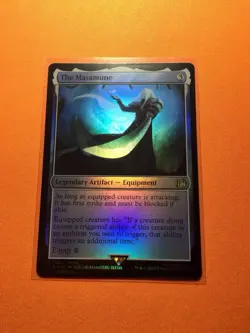 MTG Magic The Gathering The Masamune Foil FIN Rare Artifact Equip Final Fantasy - Image 1
