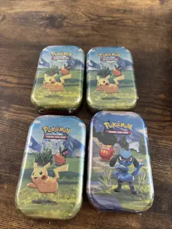 ONE!! Pokemon Mega Evolution Ascended Heroes Mini Tin Sealed - Random Tin Art - Image 1