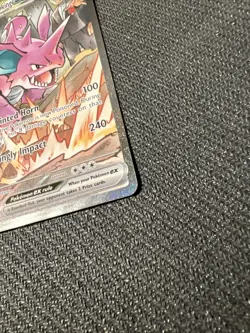 Pokemon Team Rocket's Nidoking EX 233/182 Full Art Holo Sv10 Destined Rivals - Image 2