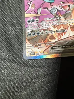 Pokemon Team Rocket's Nidoking EX 233/182 Full Art Holo Sv10 Destined Rivals - Image 5