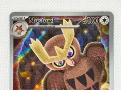 Pokemon Stellar Crown - Noctowl SVP141 - Black Star Promo - NM/M Condition - Image 2