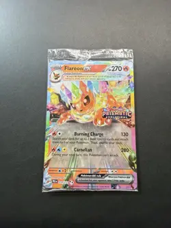 Pokemon Flareon EX 014/131 Prismatic Evolutions Stamp Promo Sealed - Image 1