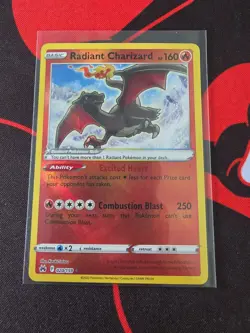 Radiant Charizard 20/159 Crown Zenith Holo Pokemon TCG Pack Fresh Near Mint - Image 1