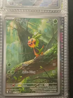 Chespin EX 087/086 Chaos Rising English Pokemon TCG - Image 1
