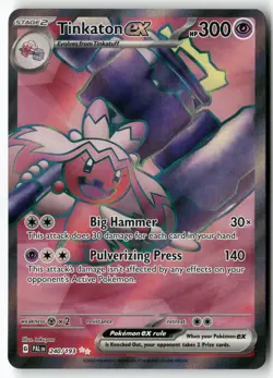 Tinkaton ex 240/193 Ultra Rare Paldea Evolved Pokemon Near Mint - Image 1