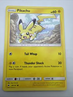 Pokemon Pikachu 40/147 - Non Holo - SM Burning Shadows - Image 1