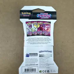 Pokemon TCG: Sword and Shield Fusion Strike Sleeved Booster Pack - BRAND NEW 820650809170 - Image 2
