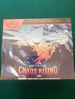 Pokemon TCG Mega Evolution—Chaos Rising Elite Trainer Box ETB English 1 Box - Image 1