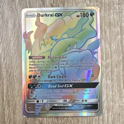 Pokemon mewtwoy mew gx ps 270 and Darkrai GX Secret 158/147 Burning Shadows Rain - Image 2