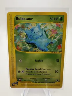 Pokemon TCG Bulbasaur 94/165 Expedition Reverse Holo Common 50HP - Image 1