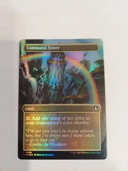 Command Tower (Borderless) Commander Masters Foil - Image 1