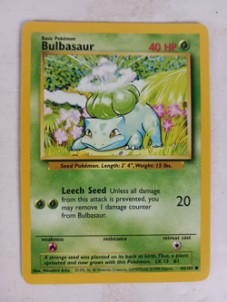 Pokemon Bulbasaur NM 1999 #44 - Image 1