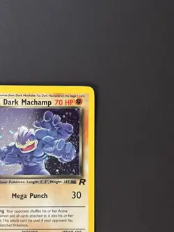Wizards Pokemon TCG Dark Machamp 10/82 Team Rocket Holo Rare HP70 2000 Unlimited - Image 4