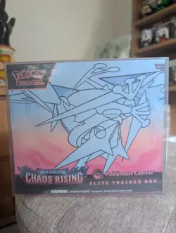Mega Evolution Chaos Rising PC ETB Elite Trainer Box Pokemon TCG (slight tear) - Image 1
