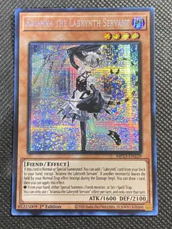 YuGiOh! Arianna the Labrynth Servant MP23-EN229 Prismatic Rare 1st Edition NM - Image 1