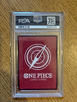 Bandai One Piece Marshall D. Teach OP09-081 Leader Alt Art Foil PSA 10 Japanese - Image 2