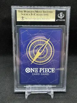 BGS 10 PRISTINE Monkey D. Luffy King One Piece Foil Convention Promo P-043 - Image 2