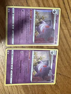 Pokemon Gengar Holo Rare And Reverse Rare Card 066/196 Lost Origin - Image 1