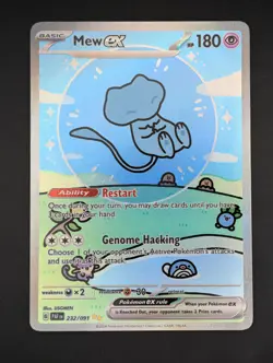 Bubble Mew ex 232/091 Special Illustration Rare Pokemon Card Paldean Fates NM - Image 5