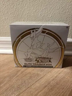 Pokemon TCG Sword / Shield Brilliant Stars ETB Elite Trainer Box FACTORY SEALED - Image 1