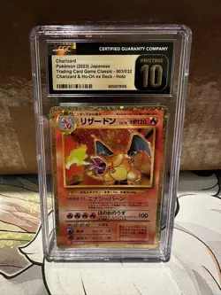 CGC Pristine 10 Charizard 003/032 Pokemon TCG Classic Collection 2023 Japanese - Image 1